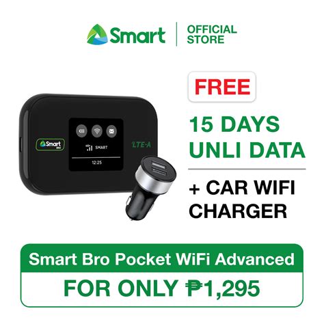 Smart Bro Pocket WiFi Advanced with UNLI DATA .